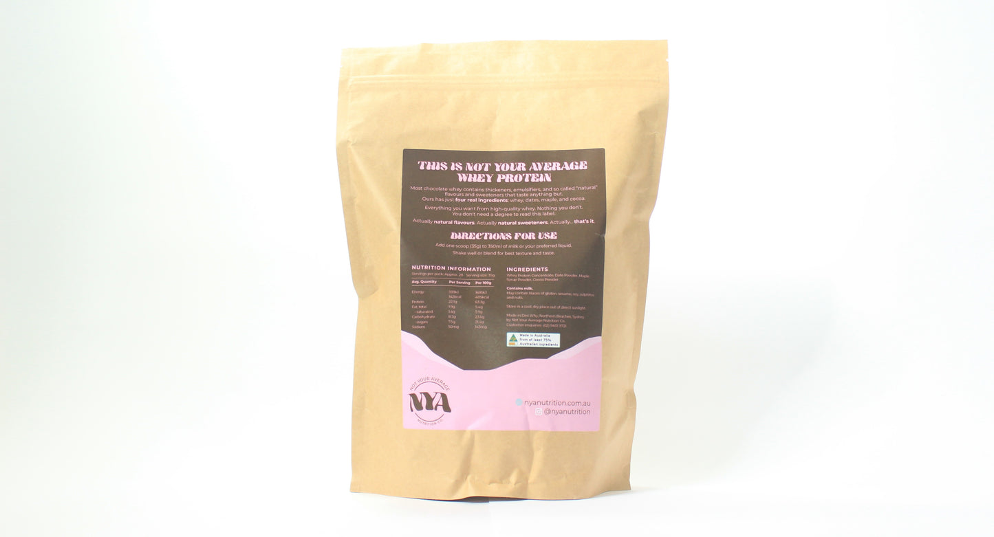 Not Your Average Whey Protein - Chocolate
